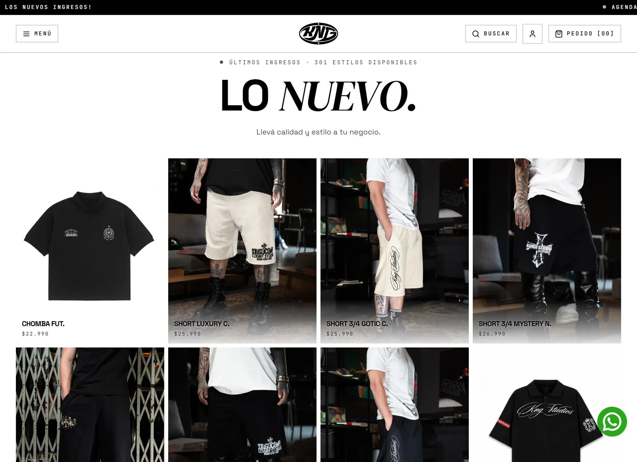 Tienda online de Kingu
